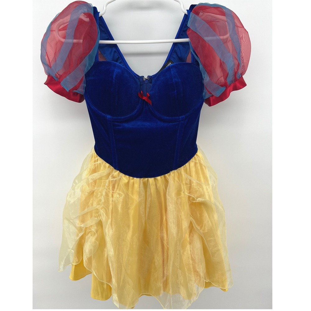 Dolls Kill Trickz N' Treatz Women's S Snow White Costume Mini Dress Halloween